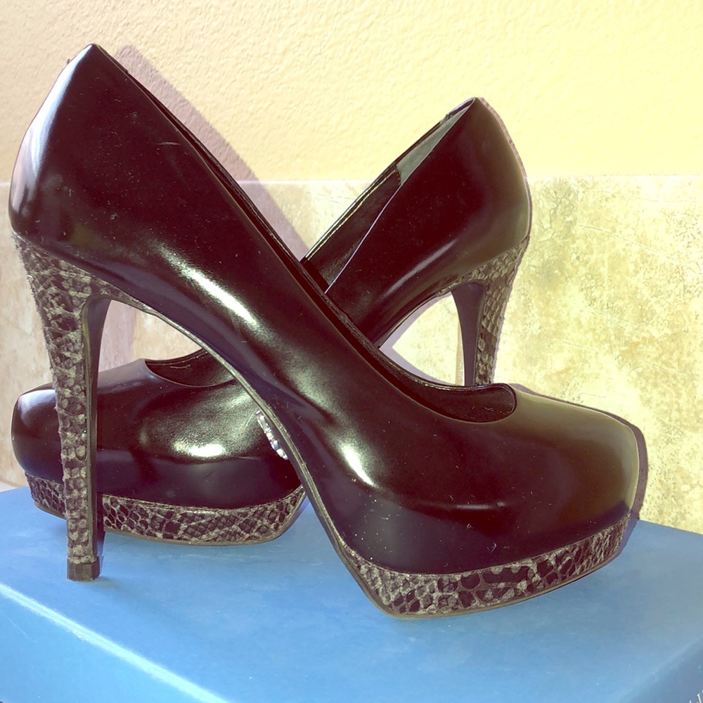 Black high heels
